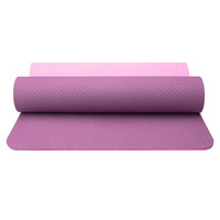 Alfombrilla de Yoga Ecológica de TPE al por Mayor, Antideslizante, de Alta Densidad, Portátil, para Ejercicio y Fitness, con Logotipo Personalizado para Gimnasio, Entrenamiento y Yoga