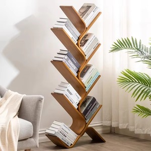 ชั้นวางหนังสือรูปต้นไม้ดีไซน์เรียบง่ายสำหรับห้องนั่งเล่น - Product Image 1