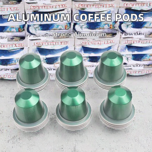 Doublure thermoscellable en aluminium laminé de qualité alimentaire avec languette de traction pour capsules de café, dosettes de café et emballages alimentaires - Product Image 2