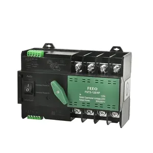 630v AC 63A 3P 4P Single Phase ATS Dual Power Automatic Transfer Switch For Generator for solar