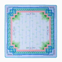 Tapis de Mahjong de Luxe Style Américain Personnalisé Pliable Portable Imperméable pour le Divertissement