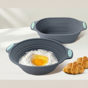 Hot Sale Wholesale Food Grade Silicone Foldable Bread Proof Tray Easy Storage and Efficient Fermentation <b>Baking</b> & <b>Pastry</b> <b>Tool</b> - Product Image 1