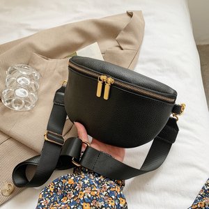Bolso cruzado de cuero Pu para mujer, bandolera dorada con cremallera, <span class=keywords><strong>2023</strong></span> - Product Image 3