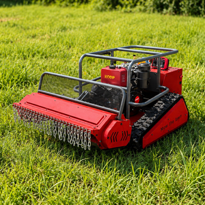Meilleures ventes CE EPA Tondeuse à fléaux sur chenilles télécommandée pour exploitation agricole et verger, tout-terrain, puissante, à essence - Product Image 5