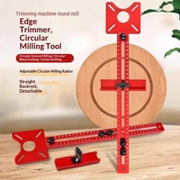 Fresadora Circular para Trabajar la Madera, Guía de Posicionamiento para Cortar Agujeros y Ranuras, Modelo Estándar, Aleación de Aluminio 6063