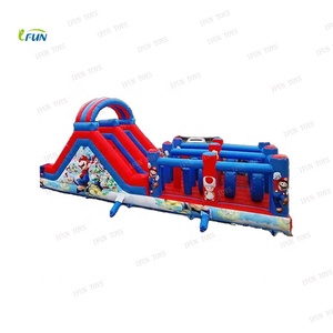 Parcours d'obstacles gonflable <span class=keywords><strong>Mario</strong></span> d'usine, parcours d'obstacles, combo de jeux, parc de jeux, matériau PVC, certifié EN14960 - Product Image 3