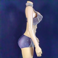 Bikini à franges et perles sexy, ensemble de 2 pièces, tenue de strip-teaseuse, vêtements de danse, ensemble de bikini à strass pour femmes