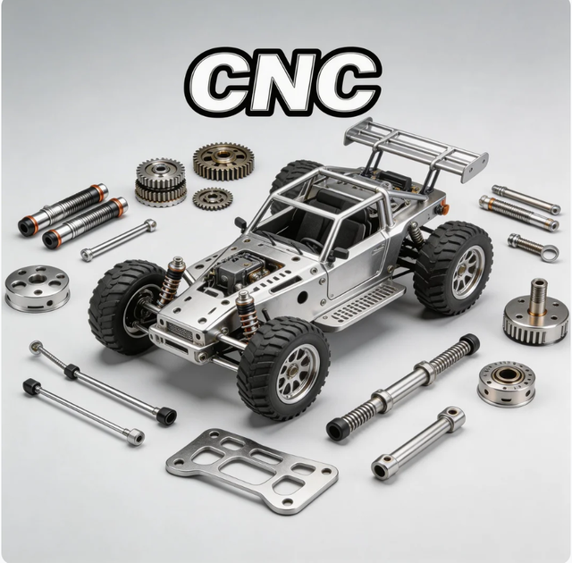 Customized Stainless Steel Spare Parts & RC Car Components-Aerospace Grade CNC & for Machining Services | OEM/ODM Available