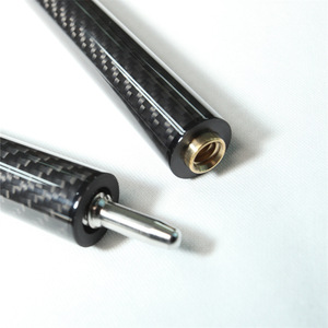 Carbon Fiber Mid Length Handle 153mm Quick Release Connector For <b>Snooker</b> <b>Billiard</b> Cue Durable With Protective Sleeve - Product Image 2