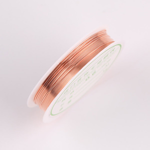 1 rouleau de fils en laiton/cuivre argenté/doré/or rose de 0,2/0,25/0,3/0,4/0,5 mm pour la fabrication de bijoux DIY (bracelets, colliers) – Anniversaire - Product Image 5
