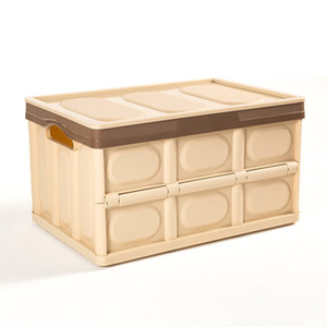 Cajas de almacenamiento de plástico cuadradas modernas de <span class=keywords><strong>28</strong></span> <span class=keywords><strong>litros</strong></span>, tapas plegables de PP para ropa, juguetes, frutas, verduras, almacenamiento de alimentos - Product Image 5