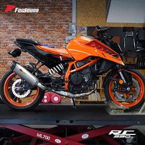 Système d'échappement sport slip-on pour moto <span class=keywords><strong>KTM</strong></span> Duke 390 RC390 2024-2026, <span class=keywords><strong>prix</strong></span> de gros usine Forsound - Product Image 2