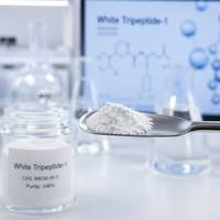 Matière première cosmétique de haute qualité pour les soins de la peau, peptides cosmétiques à 99 %, poudre de tripeptide-1, CAS 72957-37-0