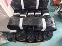 Sacs filtrants industriels durables en PEHD pour aspirateur, longueur et épaisseur personnalisées, pliage continu en cascade, pour supermarché