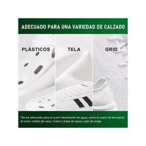 Kit de Limpieza de Zapatos Blue Zoo Cs+ Cleaner 150 ml con 2 Cepillos y Toalla para Zapatillas Blancas - Product Image 5