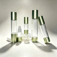 Emballage cosmétique en plastique comme flacon pompe sans air 15/30/50/80/100/120 ml, flacon cosmétique pour sérum, lotion, crème pour le visage