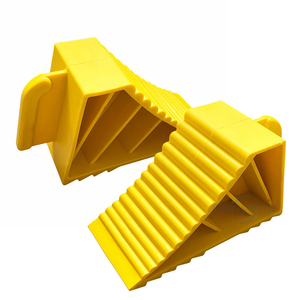 Cales de roue mini en plastique pour charges lourdes, pour remorques, véhicules, parkage, support de levage métallique, cales de pneu, approvisionnement direct - Product Image 5