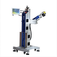 Machine de marquage Laser à Fiber 30w 50w pour la Date bouteille en verre à Code Qr en plastique