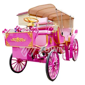 Horse carriage China manufacturer carriage wedding/electric carriage/pumpkin carriage for sale Pony horse carriage