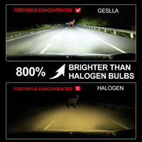Ampoule de phare de voiture 12V H3 6500K blanc, super lumineuse 31200LM, haute qualité, design Focos Fire, OEM