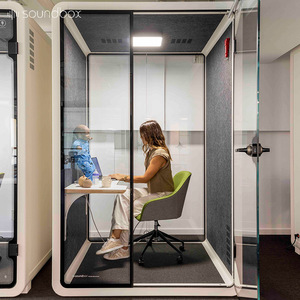 Cabina telefónica Oficina reunión sala de trabajo dos asientos Oficina <span class=keywords><strong>Privet</strong></span> reducción de ruido cabina a prueba de sonido - Product Image 2