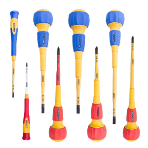 ชุดไขควงหุ้มฉนวน <span class=keywords><strong>ANEX</strong></span> 1000V ของแท้จากญี่ปุ่น, <span class=keywords><strong>ไขควง</strong></span>ช่างไฟฟ้ารับรองมาตรฐาน VDE, เครื่องมือช่างมืออาชีพ - Product Image 1