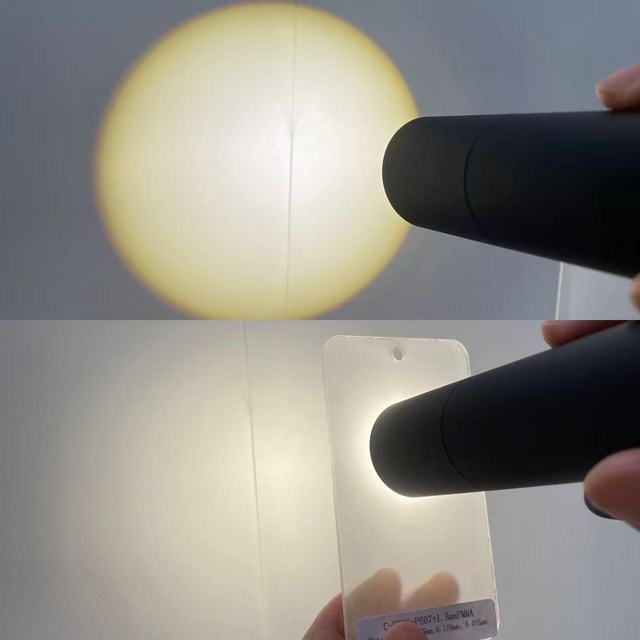 Customizable Material Color Circular LED Light Diffusion Panel Ceiling Lighting 5mm/6mm Thickness Options 1-Year Warranty