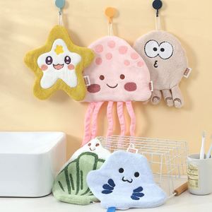 Toalla de Mano Infantil con Bordado de Dibujos Animados, de Secado Rápido, Ecológica, Absorbente y Gruesa - Product Image 1