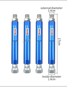 Filtro de manguera de pulverizador de pintura <span class=keywords><strong>sin</strong></span> aire azul GOODTAN con dos adaptadores de junta de conector - Product Image 4