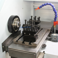 Tour CNC horizontal miniature CK0640 pour usinage léger du métal, machine de tournage CNC avec porte-outils électrique 4/6 postes et broche simple