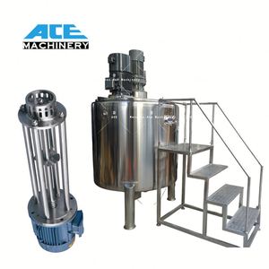Tanque Mezclador de 300 Litros, Agitador de Líquidos, Mezclador de Alto Cizallamiento para Champú, Máquina Emulsionadora - Product Image 3