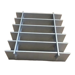 Xcm thép mạ kẽm Grating cầu thang chống trượt dải không gỉ cống Grate báo chí-khóa sàn Catwalk tấm lowes mở rộng kim loại P5 - Product Image 4
