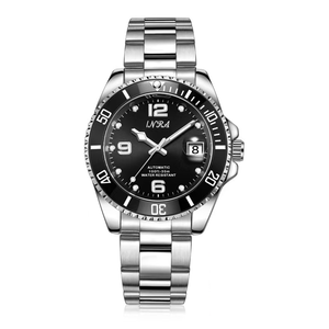 นาฬิกาดำน้ำผู้ชายสุดหรู รุ่น 8009 สายสแตนเลส กันน้ำ 3BAR - Product Image 1