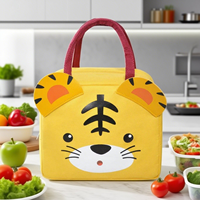 Sac Isotherme Portable pour Déjeuner Motif Dessin Animé, Sac de Rangement en Aluminium pour Enfants, Motif Chiot