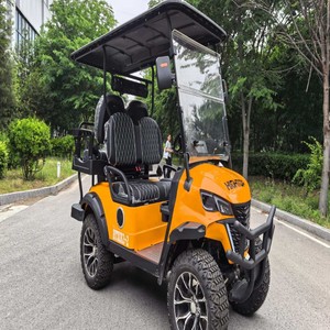 Voiturette de golf électrique 24V avec batterie au lithium, 4 roues, capacité de charge de 150 kg, carrosserie en alliage d'aluminium durable pour les terrains de golf et le tourisme - Product Image 4