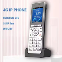 Téléphone IP VoIP DLNA pour hôtels, commerces de détail, appels professionnels, téléphone Internet, système Android, réseau 4G, bureau mobile, VoLTE, voix HD