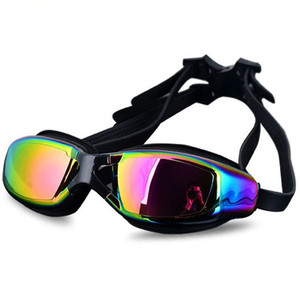 Yongbo Swimming Goggles Mc2800 <b>Large</b> <b>Frame</b> Electroplated Waterproof Adult Diving Goggles Premium Swim Gear - Product Image 1