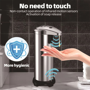 Dispensador de Jabón Automático de Acero Inoxidable a Pilas para Uso en Hoteles, con Sensor de Inducción, Accesorios para Baño - Product Image 6