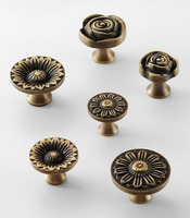 Offre Spéciale : Poignées et Boutons de Meuble en Laiton Massif Style Antique, Poignées de Meuble en Bronze, Poignées de Garde-Robe Style Américain, Boutons de Tiroir Français