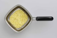 Pot Ramen carré pour fabrication de nouilles instantanées japonais, avec ligne d'échelle à eau, parfait pour nouilles instantanées, fabriqué au japon