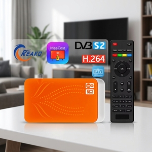 Récepteur satellite numérique IP <span class=keywords><strong>TV</strong></span> DVB-S2 CAS Conax CTi Irdeto H.264 avec dongle WiFi FTA 1080P HD en plastique multilingue, 12 mois gratuits - Product Image 1