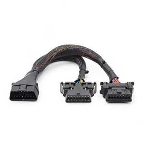 OBD PVC-klemtype vrouwelijke connector volledige naald volledige lijn motoranalysator omgebouwde kabel 30cm fabriek - Product Image 6