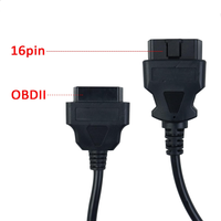 Câble d'extension de diagnostic OBD 16 broches en Y avec embout femelle Nema pour moto et appareils électroménagers