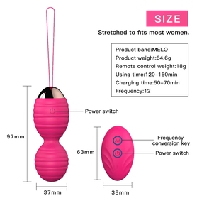 Boules <span class=keywords><strong>de</strong></span> Kegel vibrantes, œufs vibrants télécommandés, pour exercices <span class=keywords><strong>de</strong></span> resserrement vaginal, boules Ben Wa, jouets <span class=keywords><strong>de</strong></span> rétrécissement musculaire <span class=keywords><strong>Geisha</strong></span> - Product Image 5