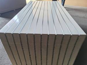 Slot <strong>Board</strong> Melamine Faced Slot MDF Board15mm 18mm Slotted MDF <strong>Board</strong> <strong>Slat</strong> Wall Panel Slatwall MDF <strong>Board</strong> - Product Image 4