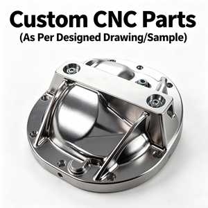 Custom CNC Machined Aluminium Girdled Rear Diff Cover Aluminum Billet Rear End <b>Stud</b> Girdle Rear Differential Enclosure Cover - Product Image 1