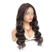 Proveedor Mayorista de China, Precio de Fábrica Económico, Cabello Brasileño 100% Virgen, Pelucas Largas Dobles con Frente de Encaje Transparente HD 13x4 Sin Pegamento