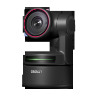 Obsbot Tiny 4K AI Takipli PTZ Web Kamerası, Hareket ve Ses Kontrolü ile Canlı Yayın, Video Konferans ve İçerik Üretimi için