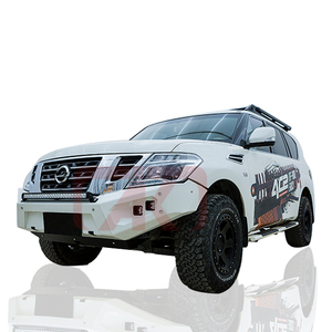 Cabrestante de parachoques delantero de aluminio, prémium, <span class=keywords><strong>Deluxe</strong></span>, Compatible con barras de toro para Nissan Patrol Y62 2016 + - Product Image 4