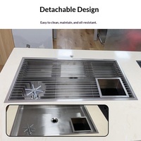 Nampan Kopi Stainless Steel 304, Pencuci Cangkir Tekanan Tinggi, Drainase Terintegrasi untuk Bar Komersial, Asal Cina